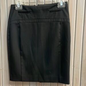 Express Black Pencil Skirt Knee-Length Cocktail Essential